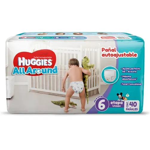 [PAÑALES] PANAL HUGGIES ALLARO UNI E6 CON 40
