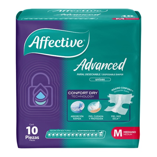 [PAÑALES] PAÑAL AFFECTIVE ADVANCED AD MED