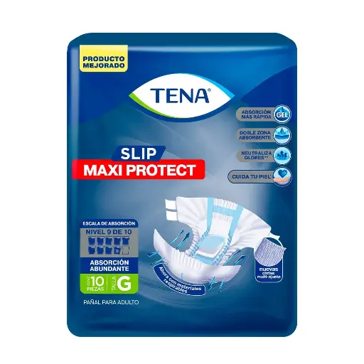 [PAÑALES] PAÑAL TENA SLIP GRANDE CON 10
