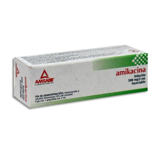 AMIKACINA AMSA 500MG/2ML AMPULA C/1 (GI)