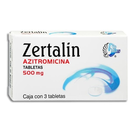ZERTALIN 500MG TABLETAS C/3 (GI)