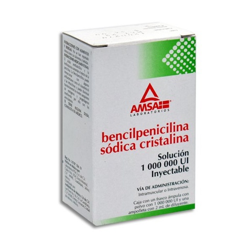 BENCILPENICILINA AMSA 1 000 000 UI INYECTABLE C/1 (GI)