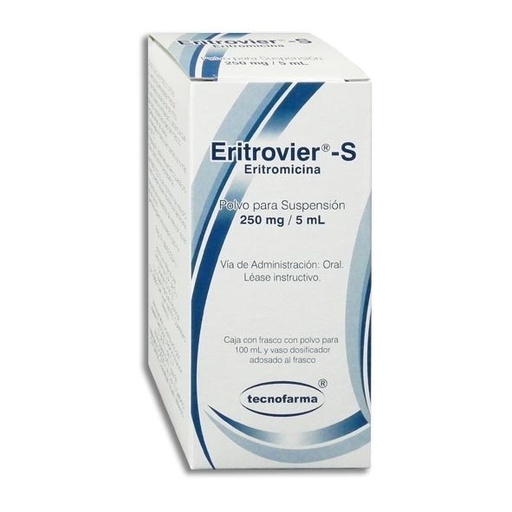 ERITROVIER-S 250MG/5ML SUSPENSION 100ML (GI)