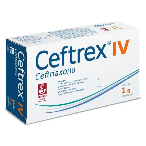 CEFTREX IV 1G/10ML AMPULA CON 1