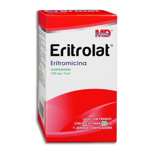 ERITROLAT 125MG/5ML SUSPENSION 60ML (GI)