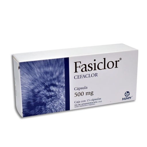 FASICLOR 500MG CAPSULAS CON 15 (GI)