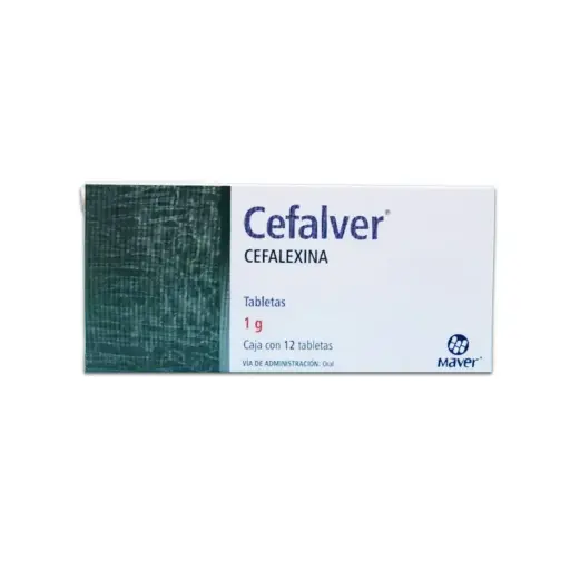 CEFALVER 1G TABLETAS CON 12 (GI)