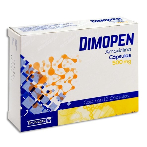 DIMOPEN 500MG CAPSULAS C/12 (GI)