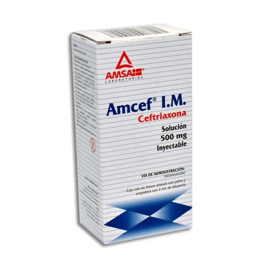 AMCEF IM 500MG INYECTABLE C/1 (GI)