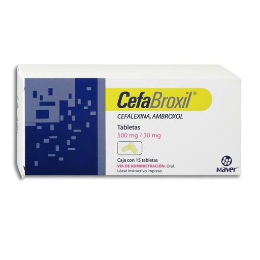 CEFABROXIL 500/30MG TABLETAS C/15 (GI)