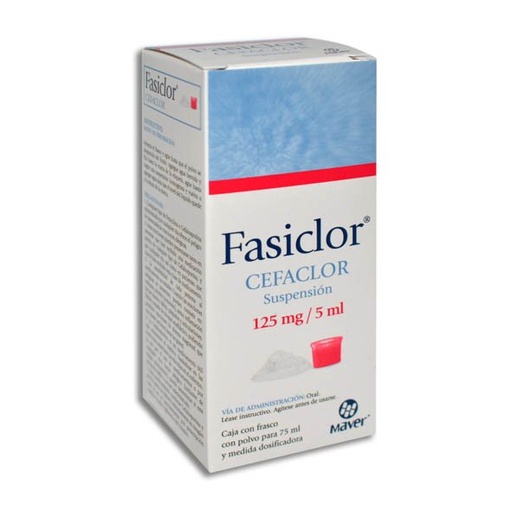 FASICLOR 125MG/5ML SUSPENSION 75ML (GI)