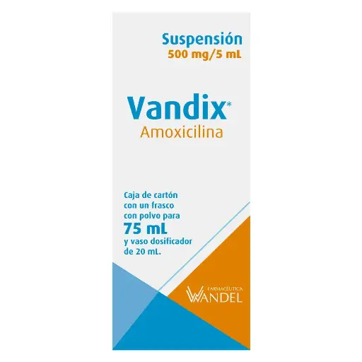 VANDIX 500MG/5ML SUSPENSION 75ML (GI)