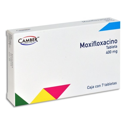 MOXIFLOXACINO CAMBER 400MG TABLETAS C/7 (GI)