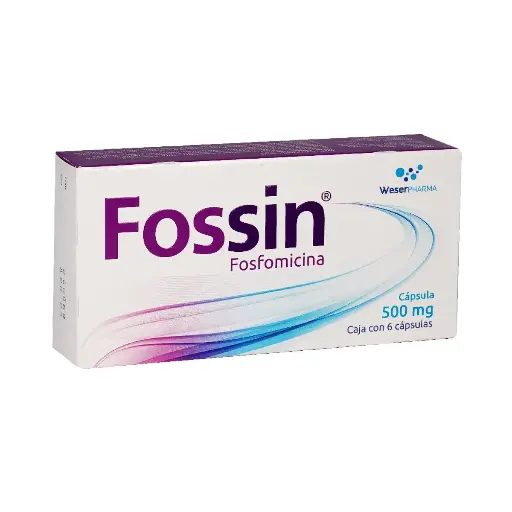 FOSSIN 500MG CAPSULAS CON 6