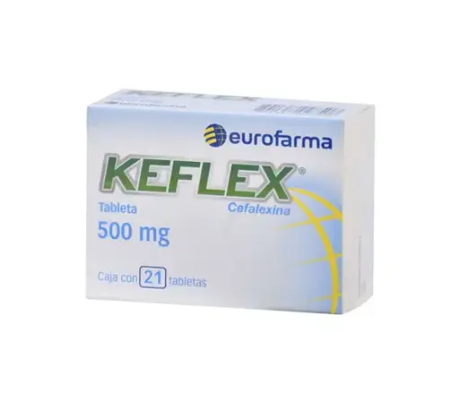 KEFLEX 500MG TABLETAS CON 21