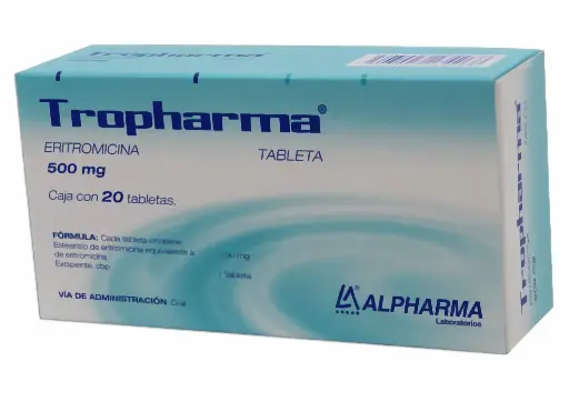 TROPHARMA 500MG TABLETAS CON 20 (GI)
