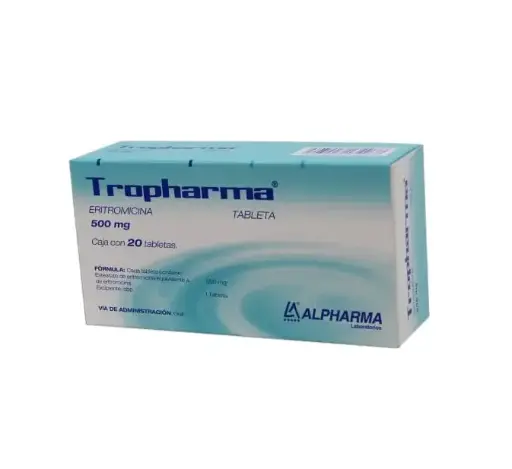 TROPHARMA 500MG TABLETAS CON 20 (GI)