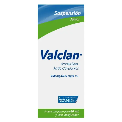 VALCLAN 250/62.5MG SUSPENSION 60ML (GI)