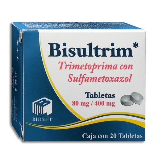 BISULTRIM 80/400MG TABLETAS C/20 (GI)
