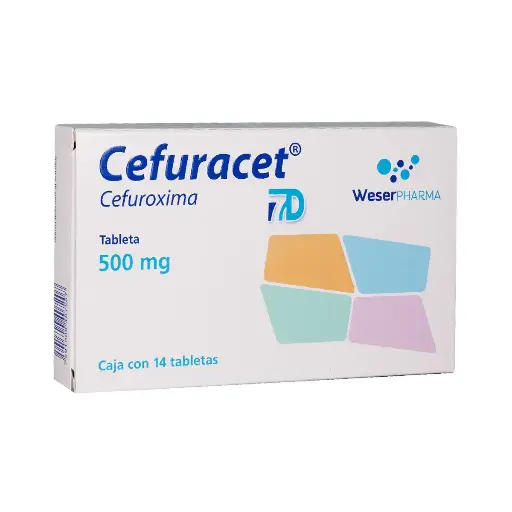 CEFURACET 7D TABLETAS REC 500MG CON 14
