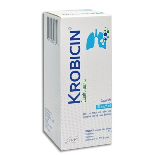 KROBICIN 125MG/5ML SUSPENSION 60ML (GI)