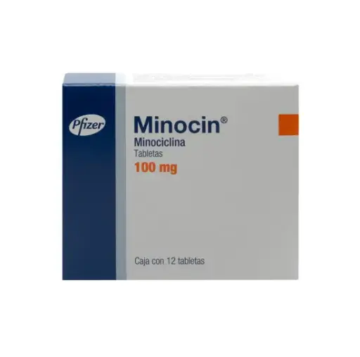 MINOCIN 100MG TABLETAS CON 12
