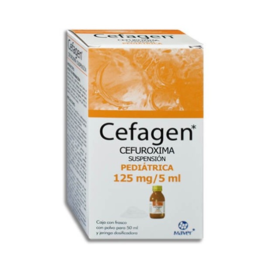 CEFAGEN 125MG/5ML SUSPENSION PEDIATRICO 50ML (GI)