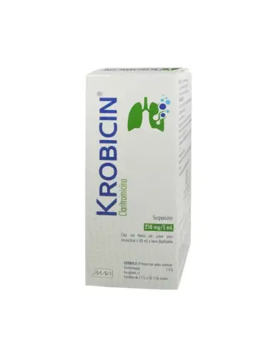 KROBICIN 250MG/5ML SUSPENSION 60ML (GI)