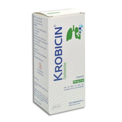 KROBICIN 250MG/5ML SUSPENSION 60ML (GI)