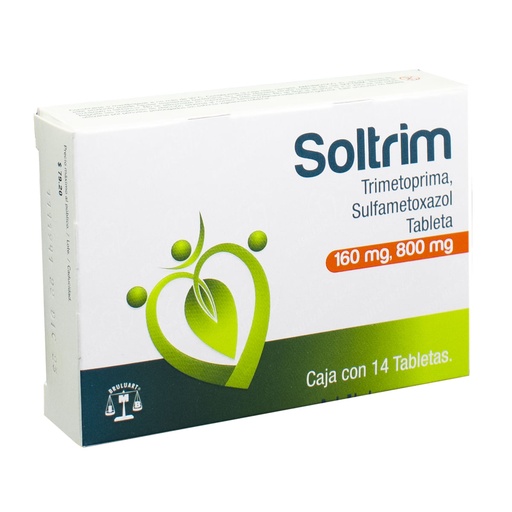 SOLTRIM 160/800MG TABLETAS CON 14 (GI)