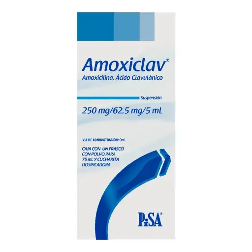 AMOXICLAV 250/62.5MG/5ML SUSPENSION 75ML