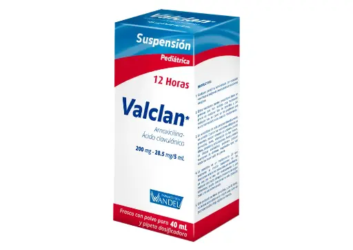 VALCLAN 200/28.5MG SUSPENSION 40ML (GI)