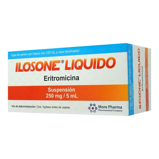 ILOSONE 250MG SUSPENSION 120ML