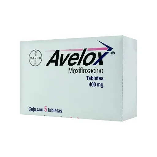 AVELOX 400MG TABLETAS CON 5