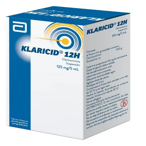 KLARICID PEDIATRICO 125 MG 60 ML