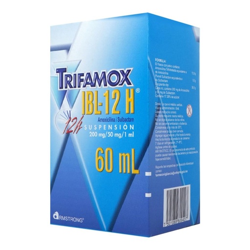 TRIFAMOX-IBL12H SUSP60MLJGADOSIF