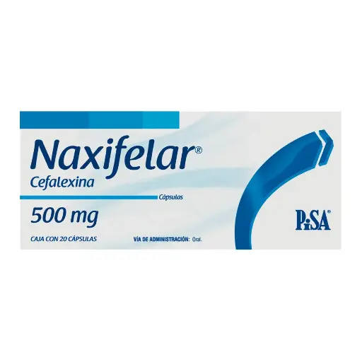 NAXIFELAR 500MG CAPSULAS CON 20