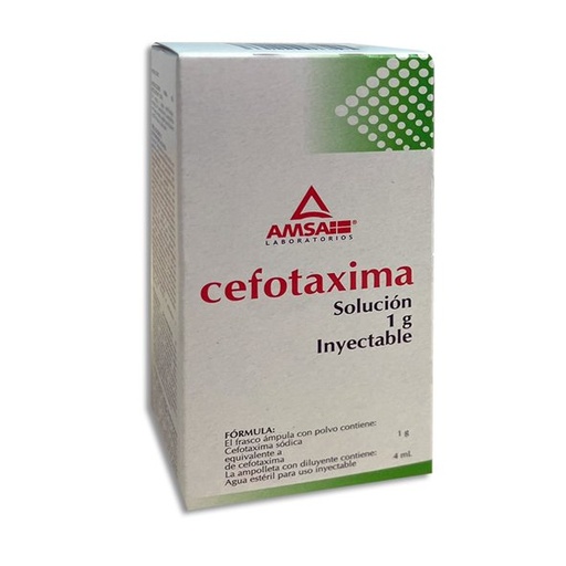 CEFOTAXIMA AMSA IV 1G/4ML AMPULA C/1 (GI)