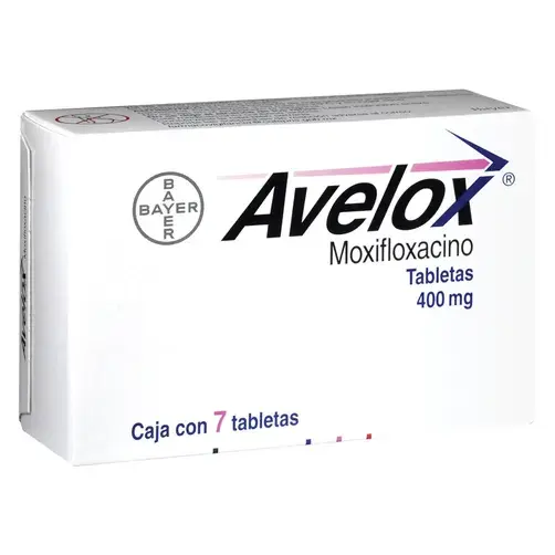AVELOX 400MG TABLETAS CON 7