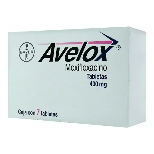 AVELOX 400MG TABLETAS CON 7