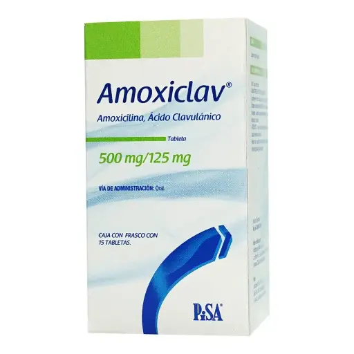 AMOXICLAV 500/125MG TABLETAS CON 15