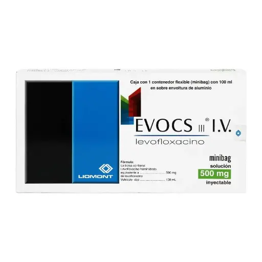 EVOCS III IV 500MG/100ML SOLUCION INYECTABLE CON 1