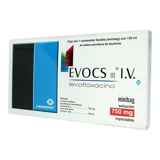 EVOCS III IV 750MG/150ML SOLUCION INYECTABLE CON 1
