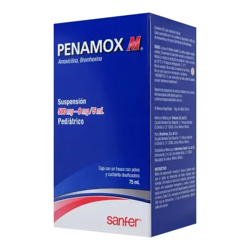 PENAMOX M 500/8MG SUSPENSION 75ML