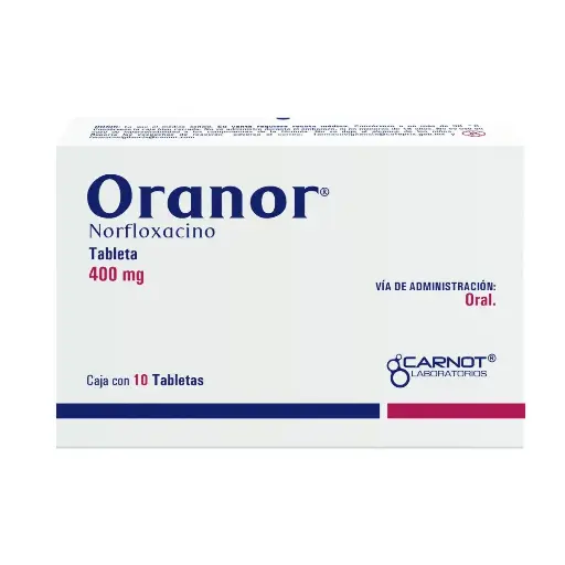 ORANOR 400MG TABLETAS CON 10