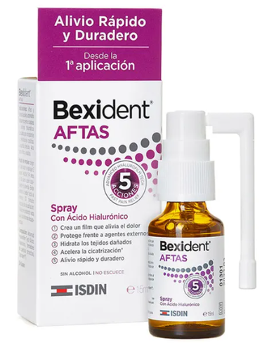 BEXIDENT AFTAS 5 ACCIONES SPRAY 15ML