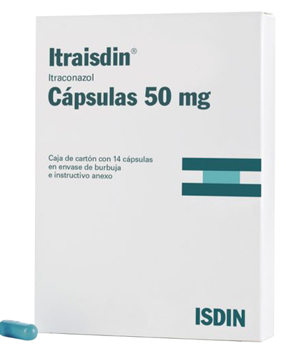 ITRAISDIN 50 MG CAPS C/14