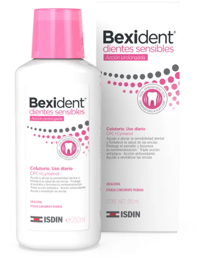 BEXIDENT DIENTES SENSIBLES COLUTORIO ACCION PROLONGADA 250ML