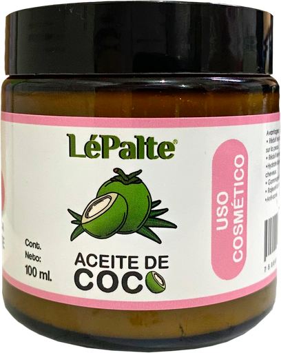 DESMAQUILLANTE DE ACEITE DE COCO LEPALTE 