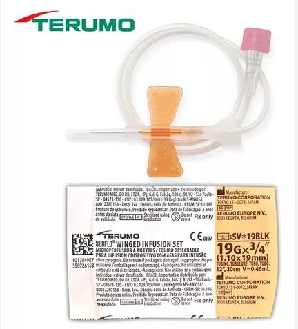 MARIPOSA 19G SALMON TERUMO CON 1